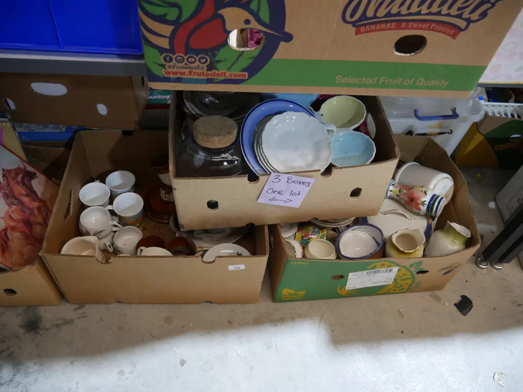 Three boxes of china Image 1++