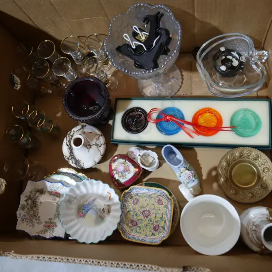 Glassware etc