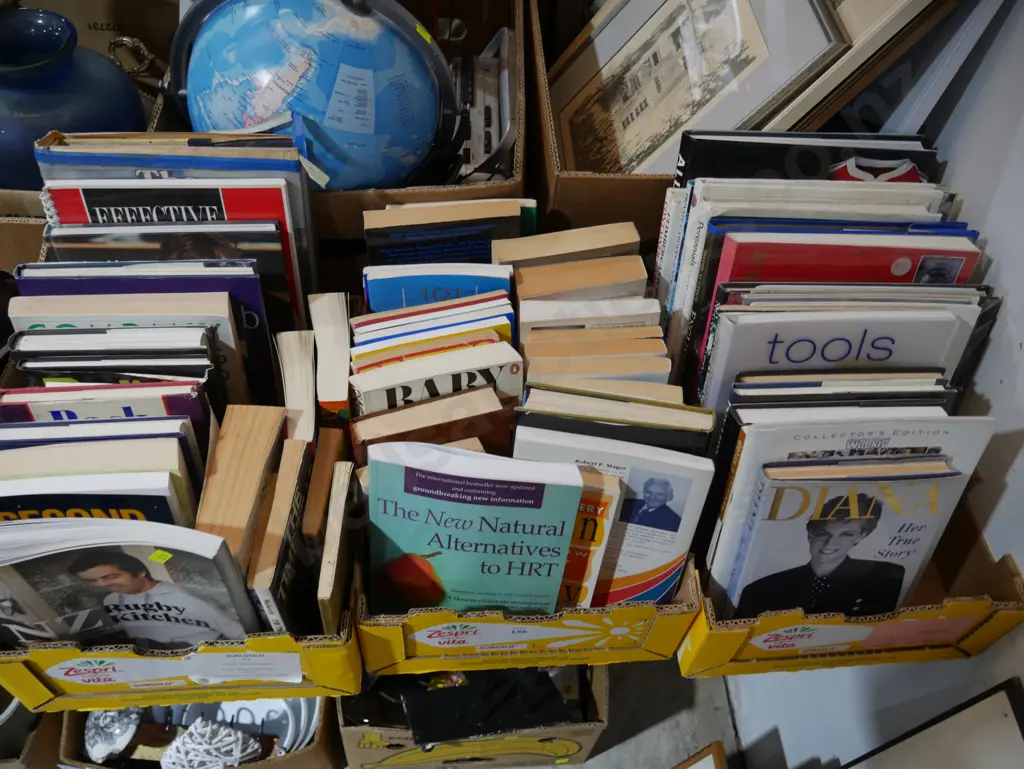 Three boxes of books Image 1++