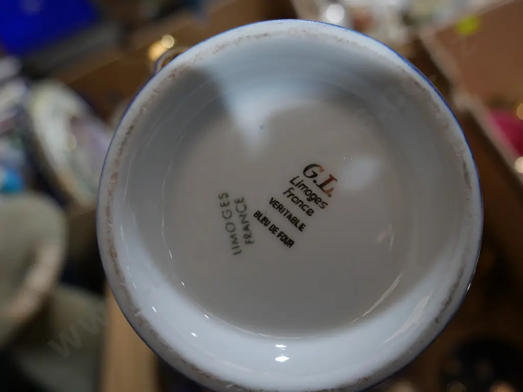 2 boxes of Limoges coffee and tea sets Image 1++