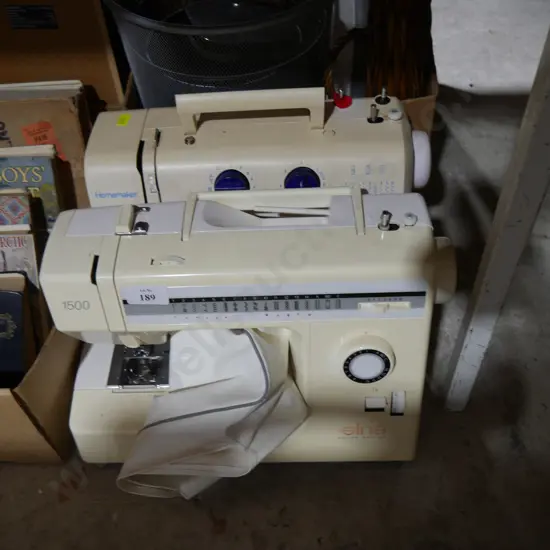 2 sewing machines