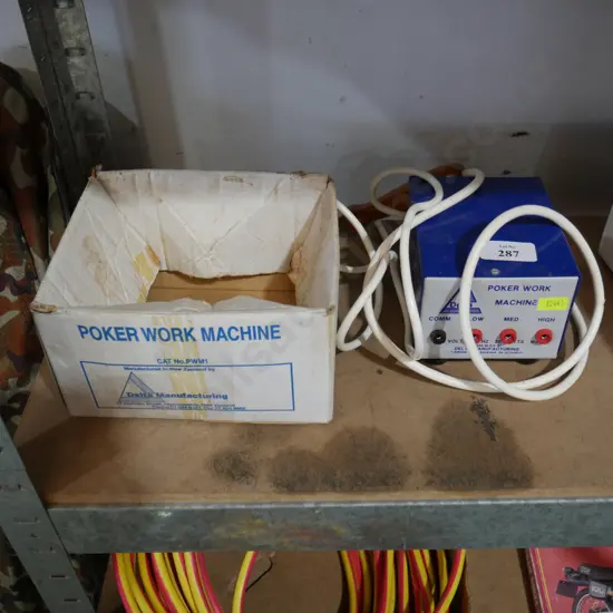 Poker work machine