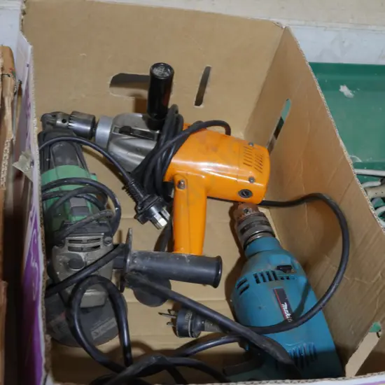 Assorted power tools