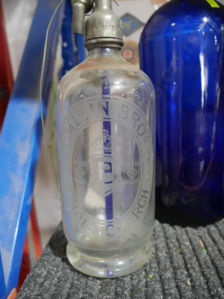 Glass bottles and soda siphon Image 1++