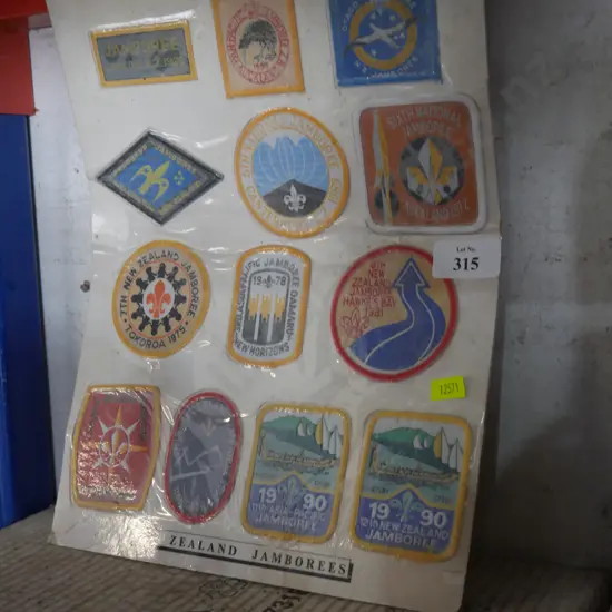 Limited edition NZ Jamboree badges