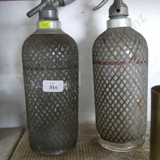 2 soda siphons