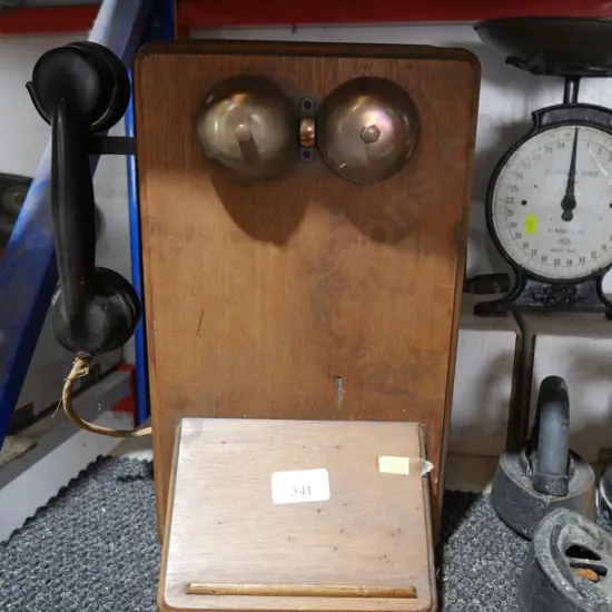 Vintage wall telephone