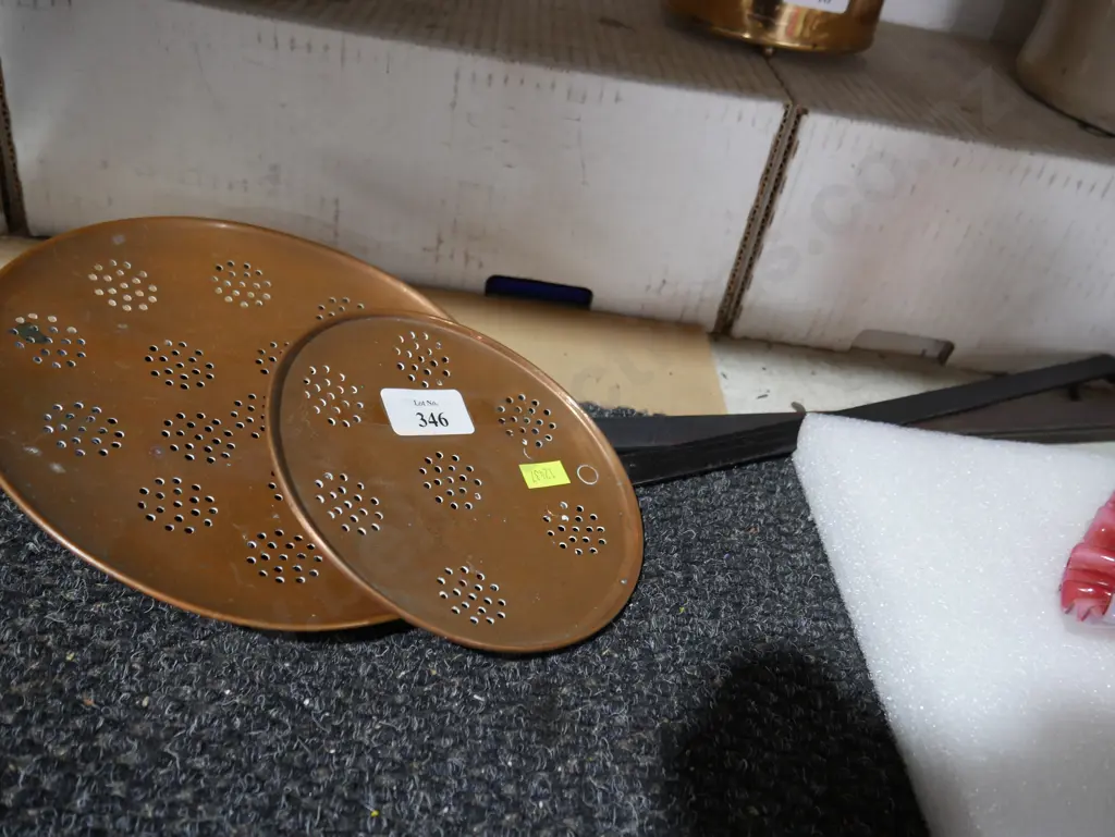 Copper flat strainers Image 1++