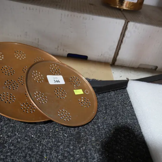 Copper flat strainers
