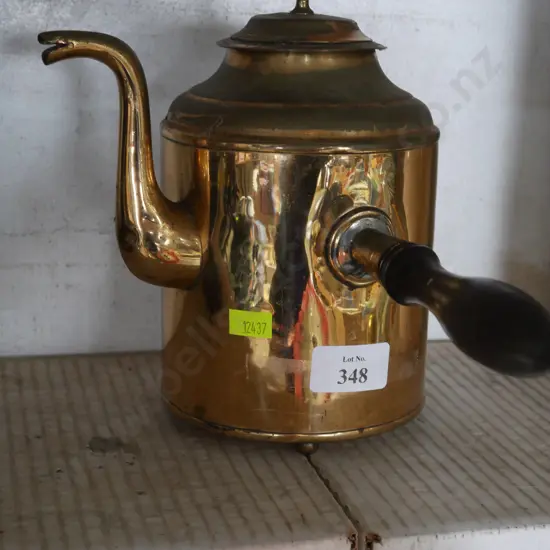 Brass chocolate pot