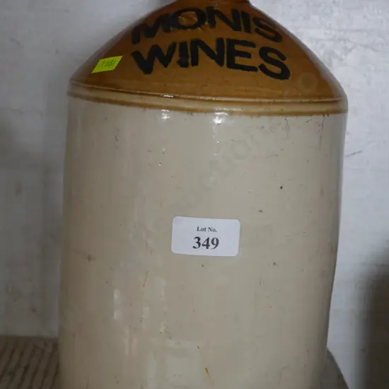 Monis wines stone jug