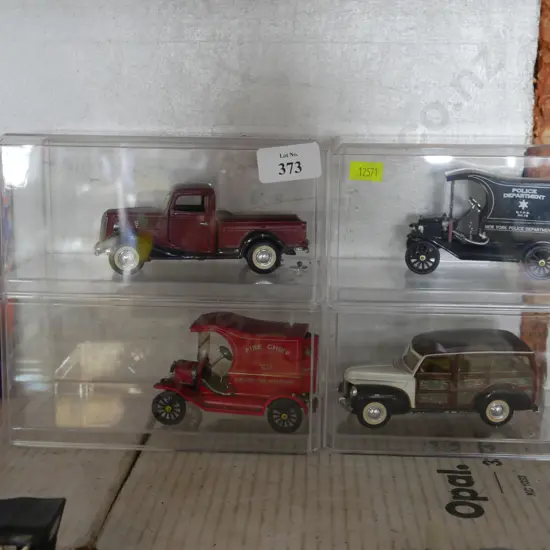 4 model cars