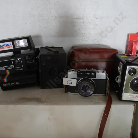 Assorted cameras