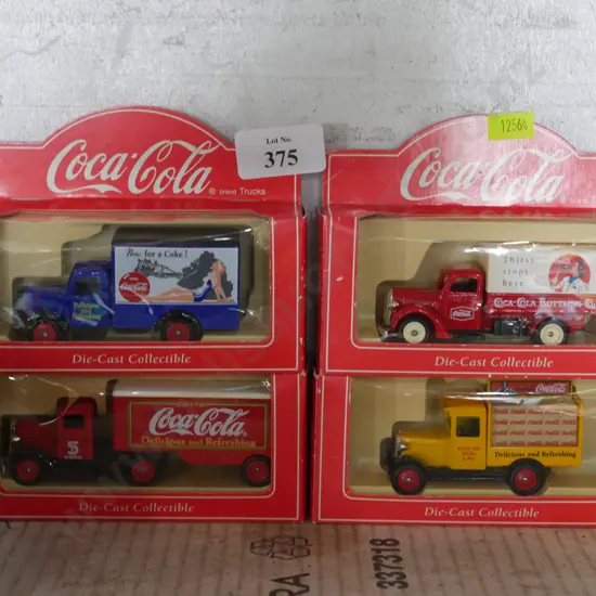 Coca-Cola model trucks