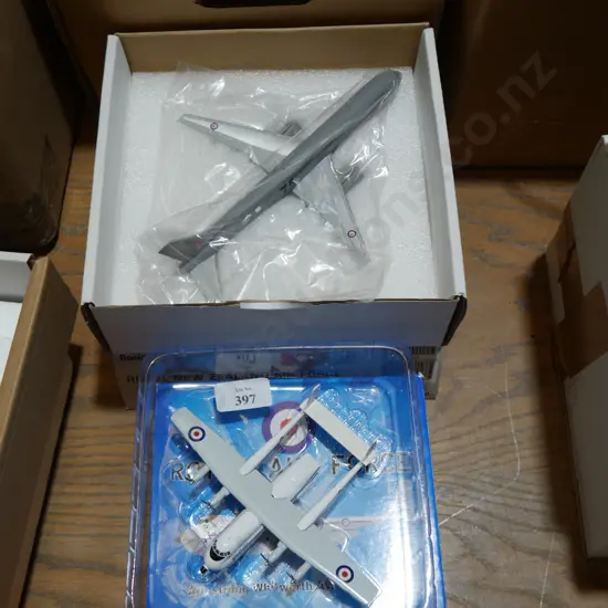 Two model aircraft