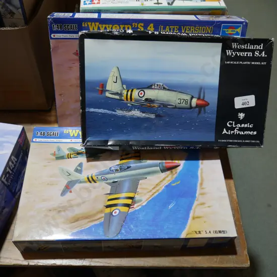 3 kitset model aircraft