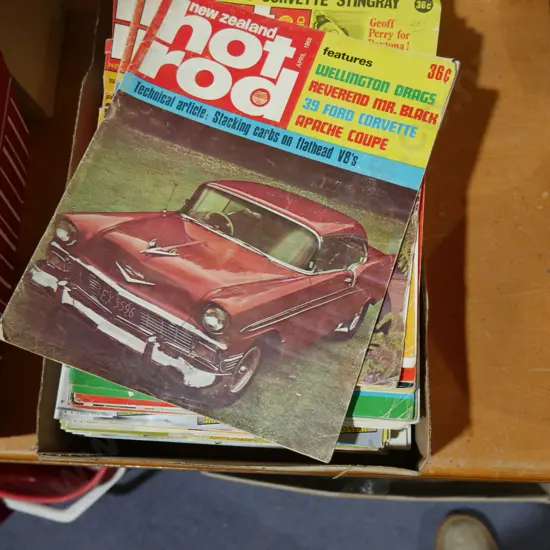 Hot rod magazines