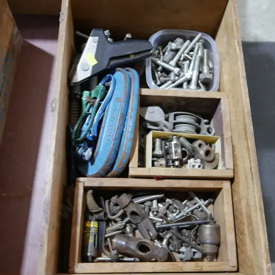 G clamps, bolts etc