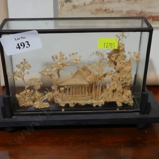 Oriental cork art