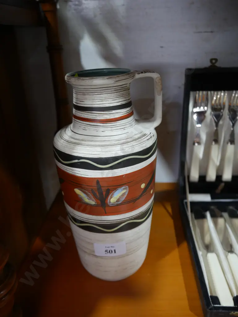 German pottery jug vase Image 1++