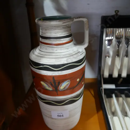 German pottery jug vase