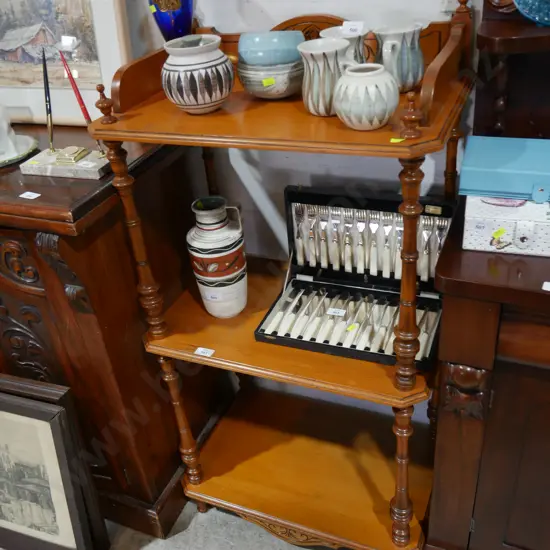 Antique 3 tier shelf
