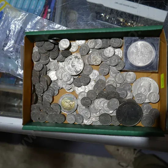 Assorted coins