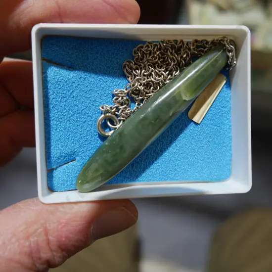 Greenstone necklace