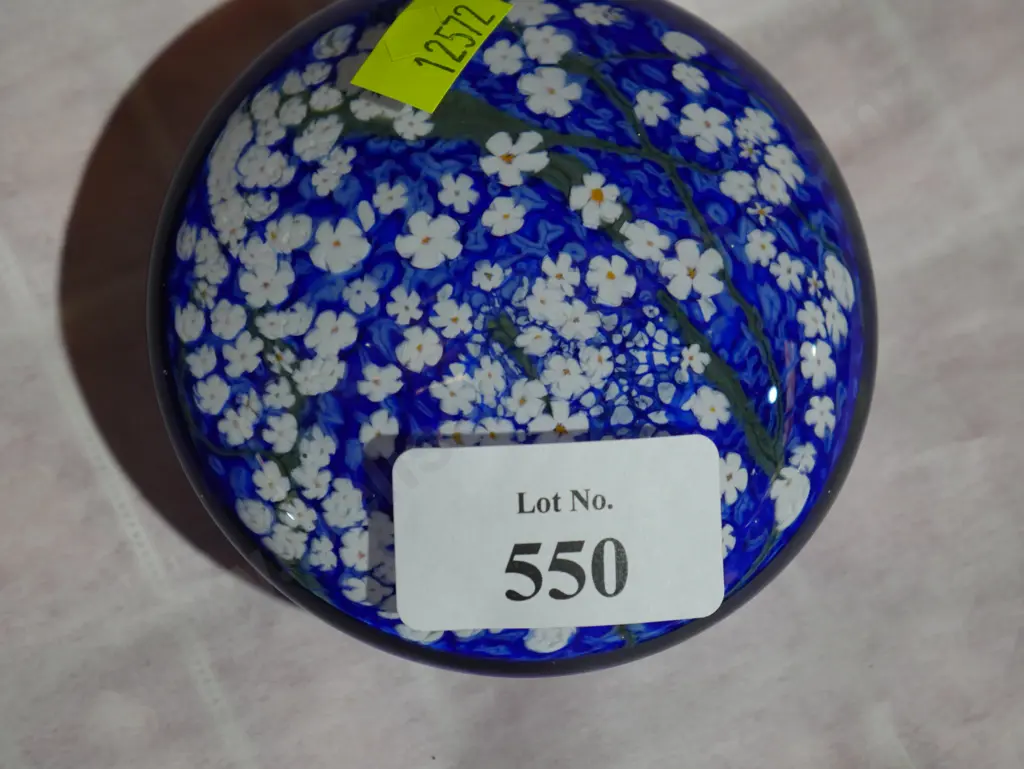 Glass paperweight signed Image 1++