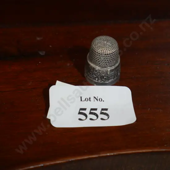 Sterling silver thimble
