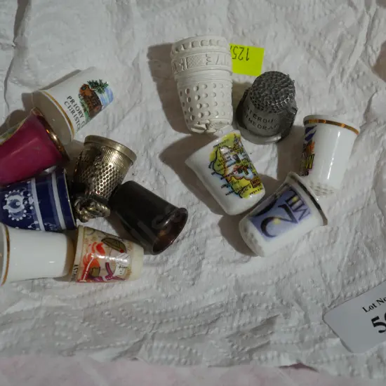Assorted thimbals