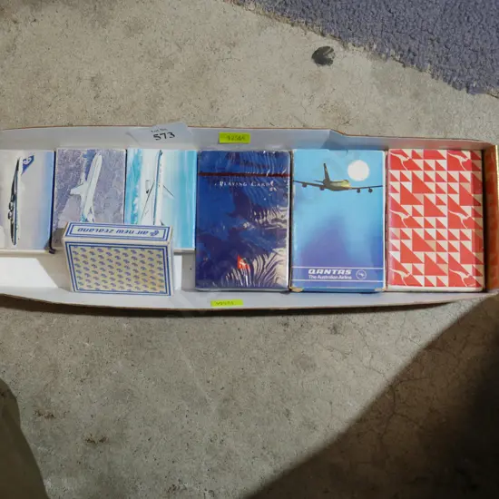 Aircraft playing cards