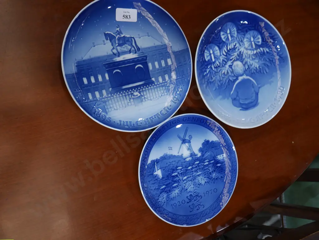 3 Copenhagen collector plates Image 1++