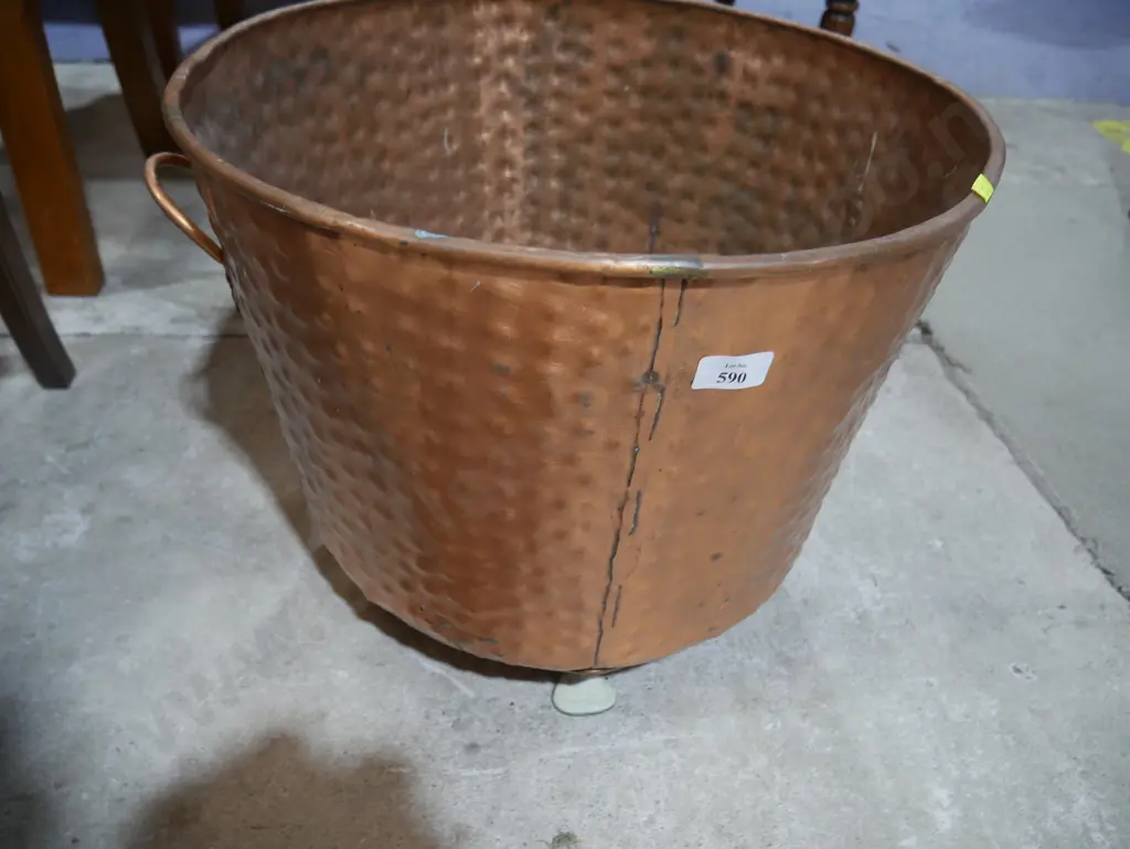 Copper log bin Image 1++