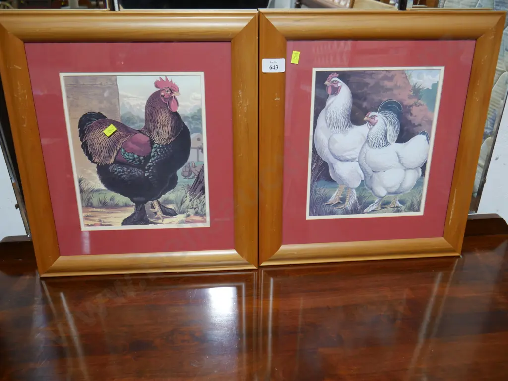 Two artwork roosters Image 1++