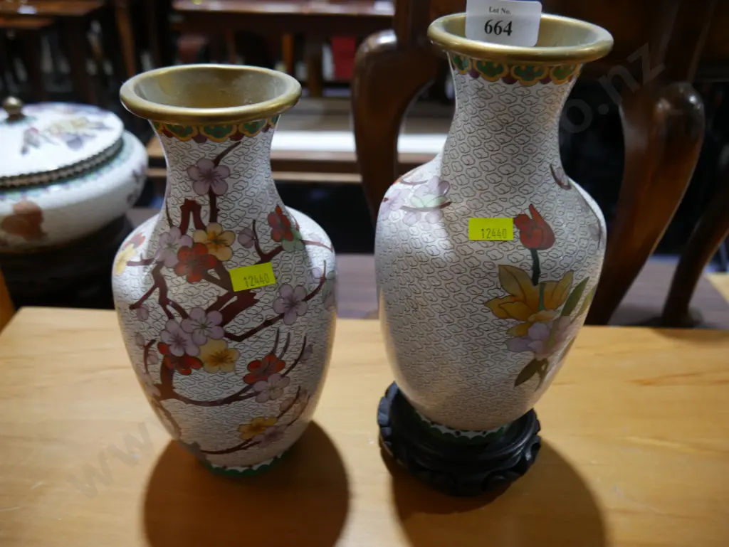 Cloisonne vases Image 1++