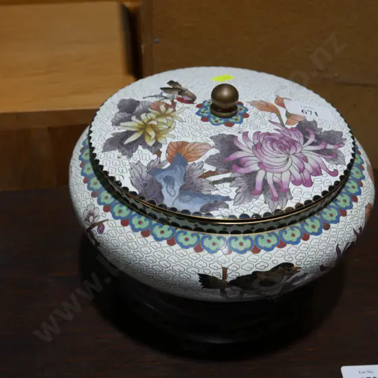 Cloisonne bowl