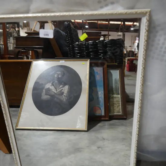 Framed mirror