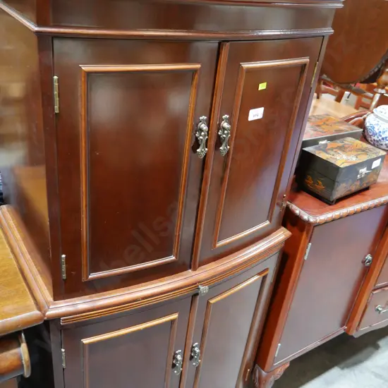 Mahogany drinks cabinet