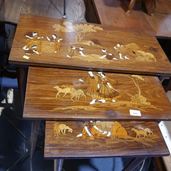 Oriental nest of tables