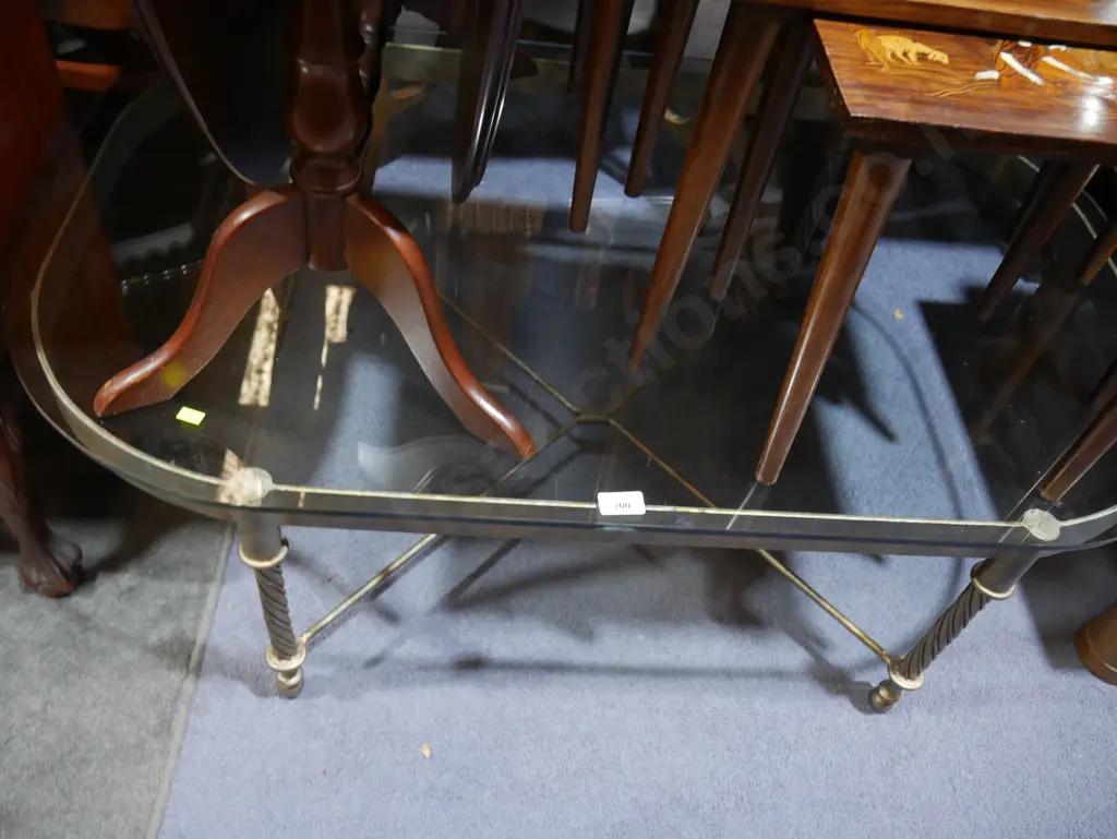 Glass top coffee table Image 1++