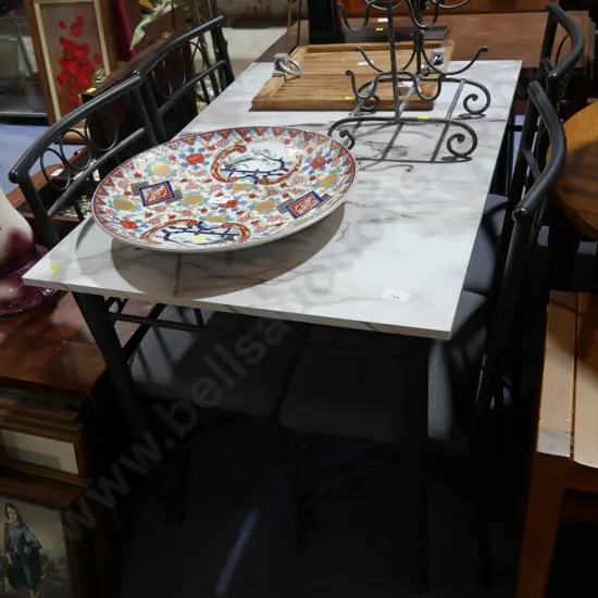 Dining table and 4 chairs