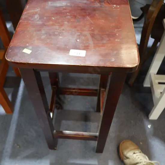 Wooden barstool