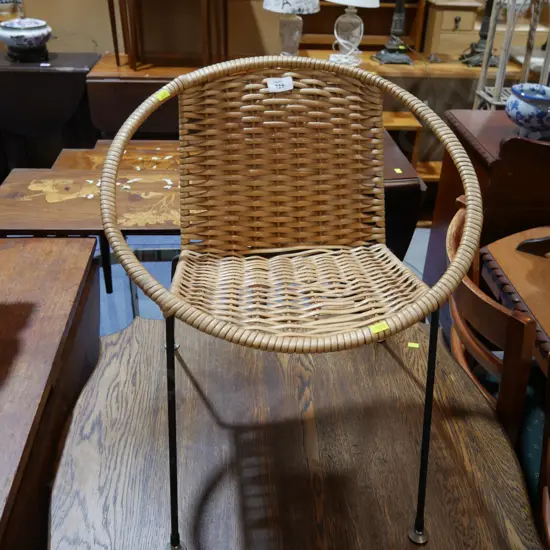 Small wicker chair