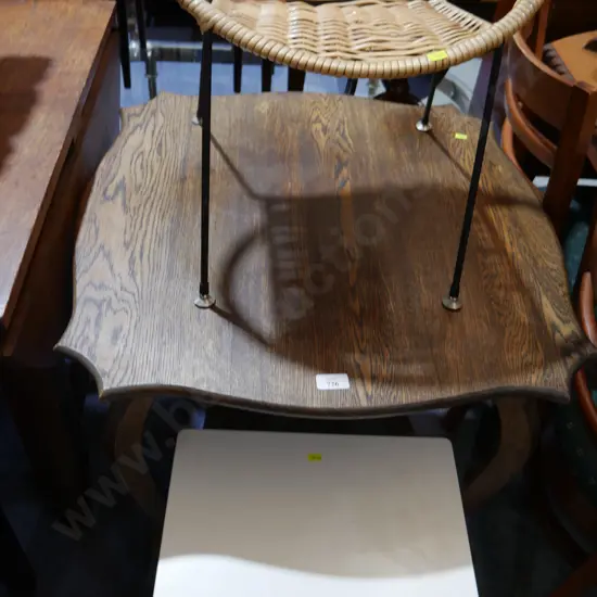 Oak occasional table
