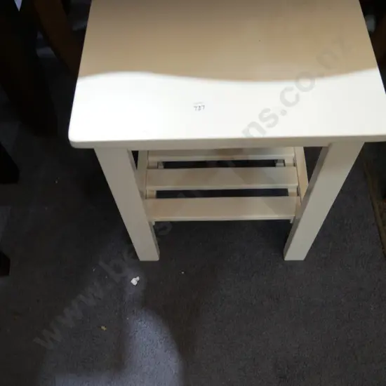 White side table