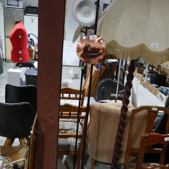Pair of floor lamps