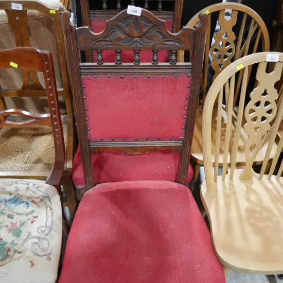 Pair of dining chairs