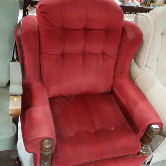 Red armchair