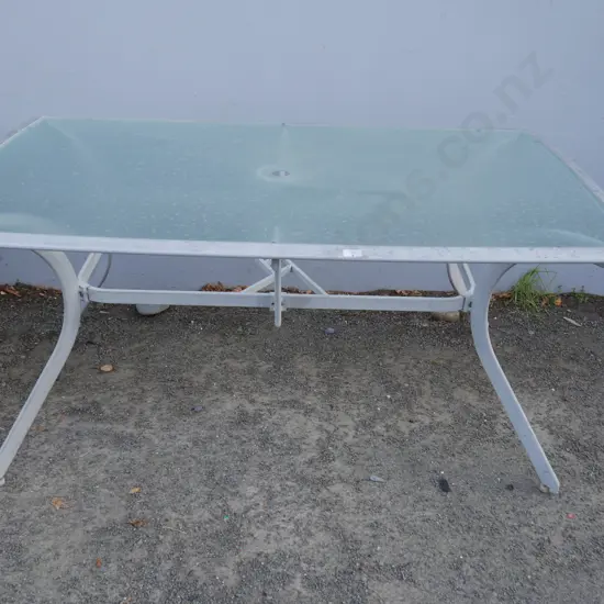 Glass top table